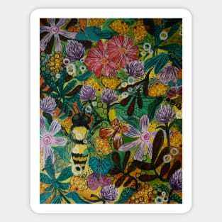 Butterflies and Bee Sticker